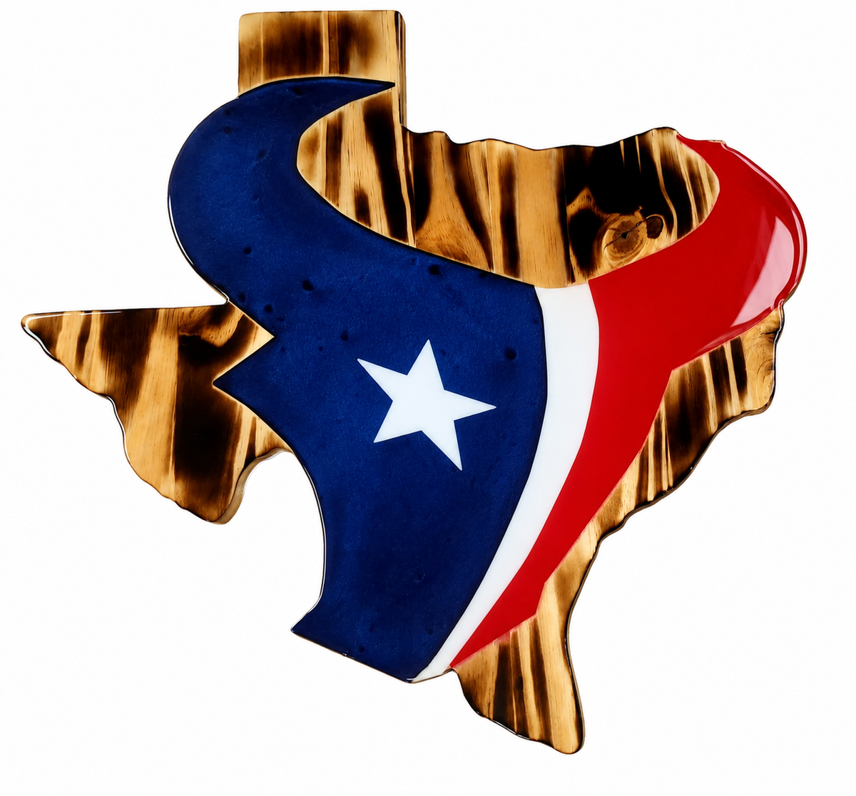 Houston Texans Bull wall art