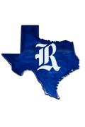 Rice University epoxy wall art