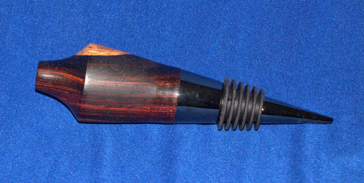 Bottle stopper, Texas Ebony 2
