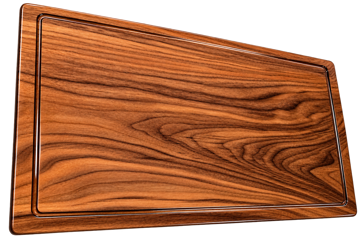 Solid walnut cutting board
